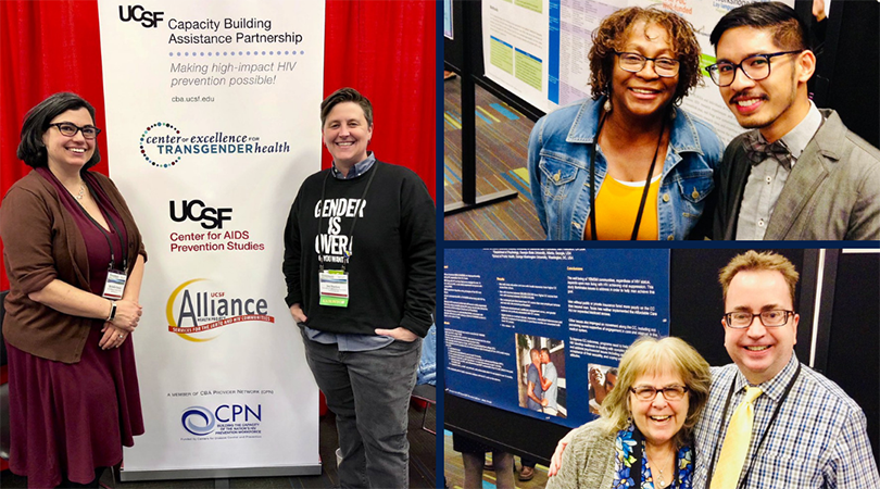 National HIV Prevention Conference in Atlanta, GA with Michelle Cataldo, Jen Shockey, Barbara Green Ajufo, Daryl Mangosing, Susan Kegeles, and Greg Rebchook